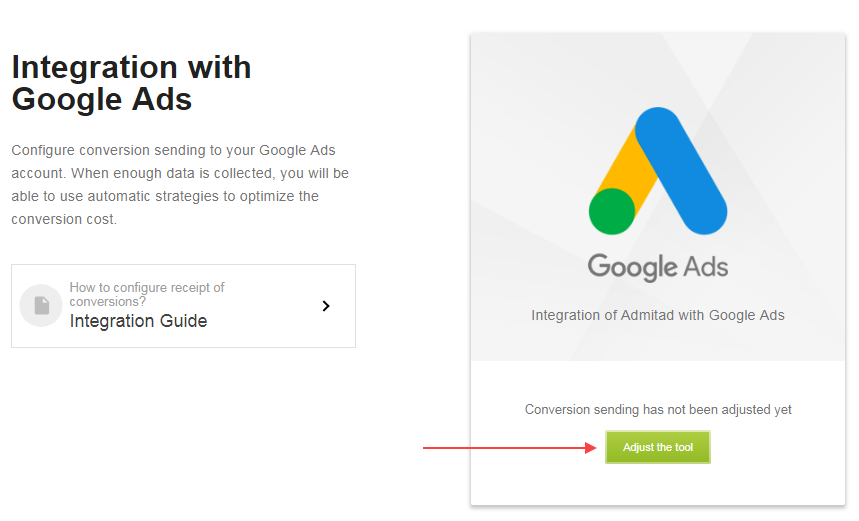 How to set up integration with Google Ads 11