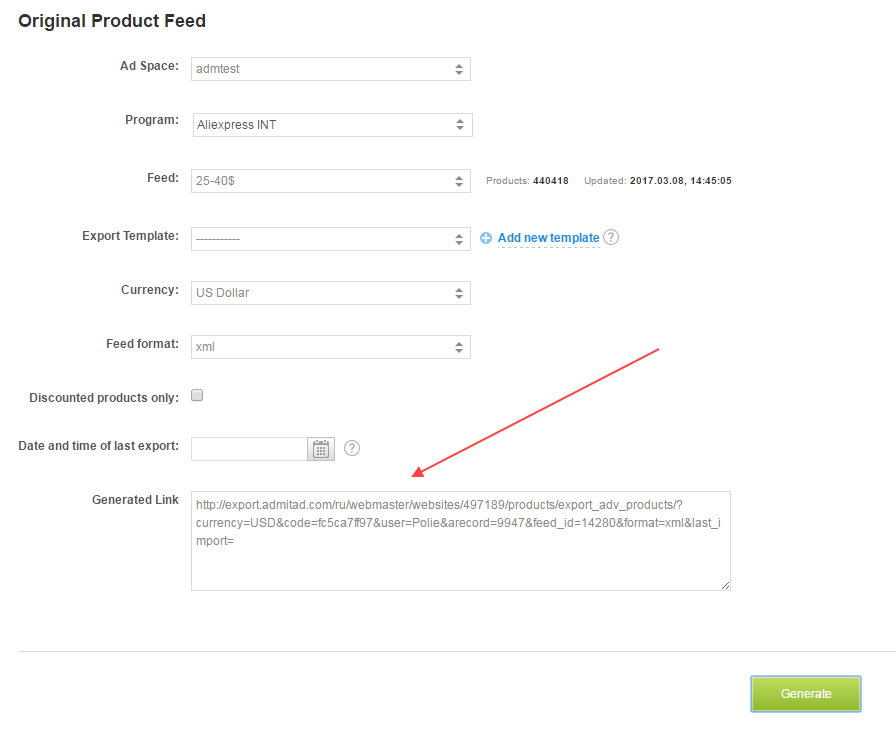 How to export product feed? 3